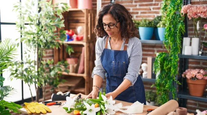 Une Fleuriste Artisan En Fin De Carrière Prépare Sa Retraite Complémentaire