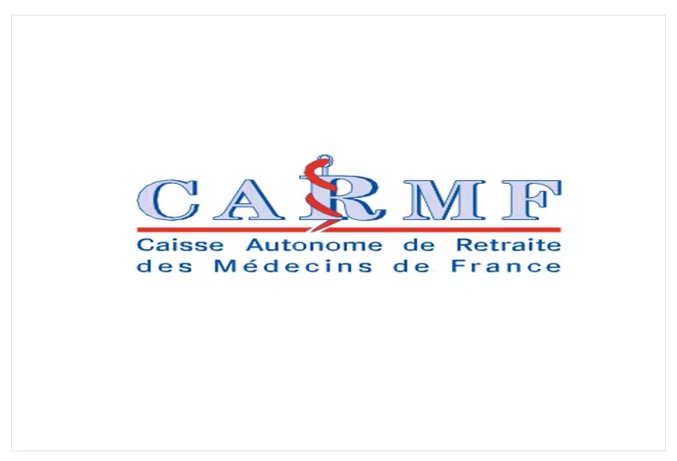 Logo de la CARMF, caisse de retraite des médecins libéraux en France