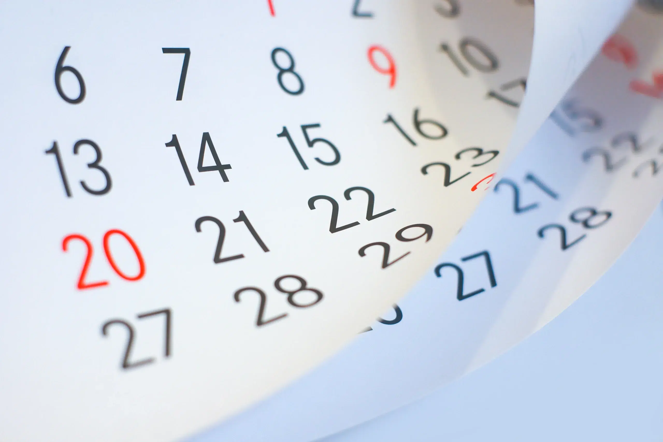 Calendrier illustrant la seconde liquidation de retraite
